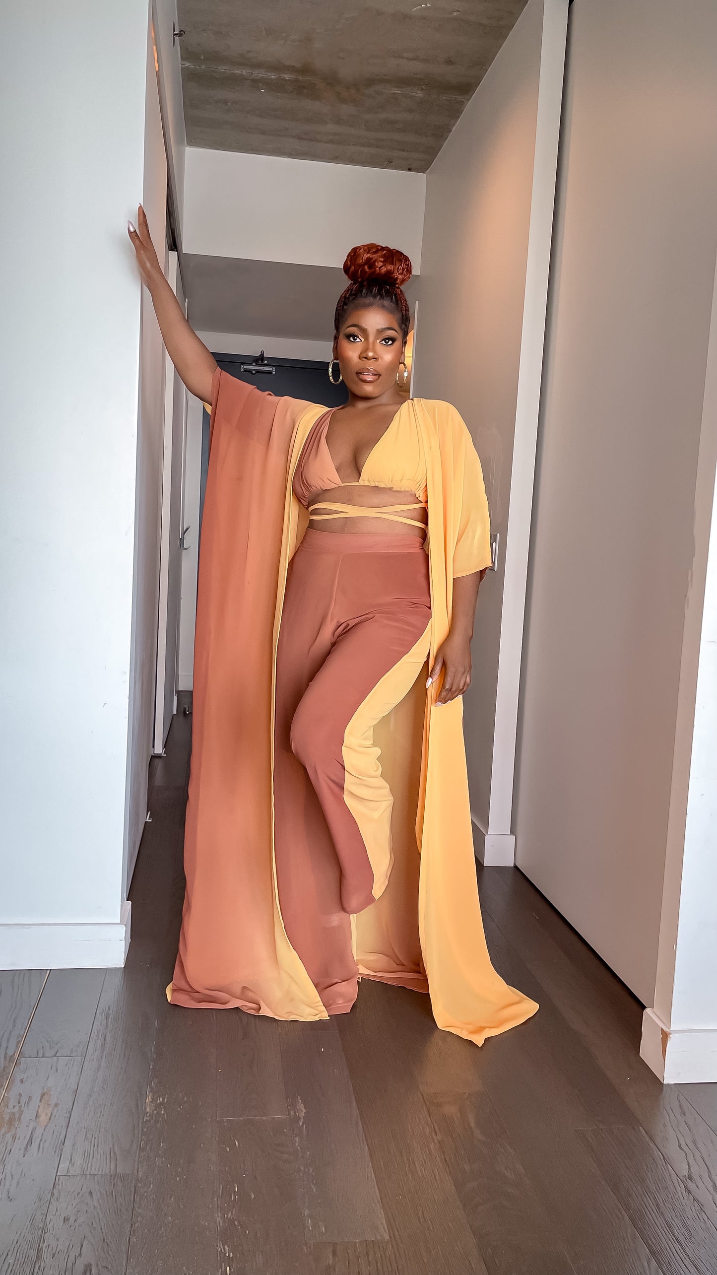 Zinny Kimono pant set
