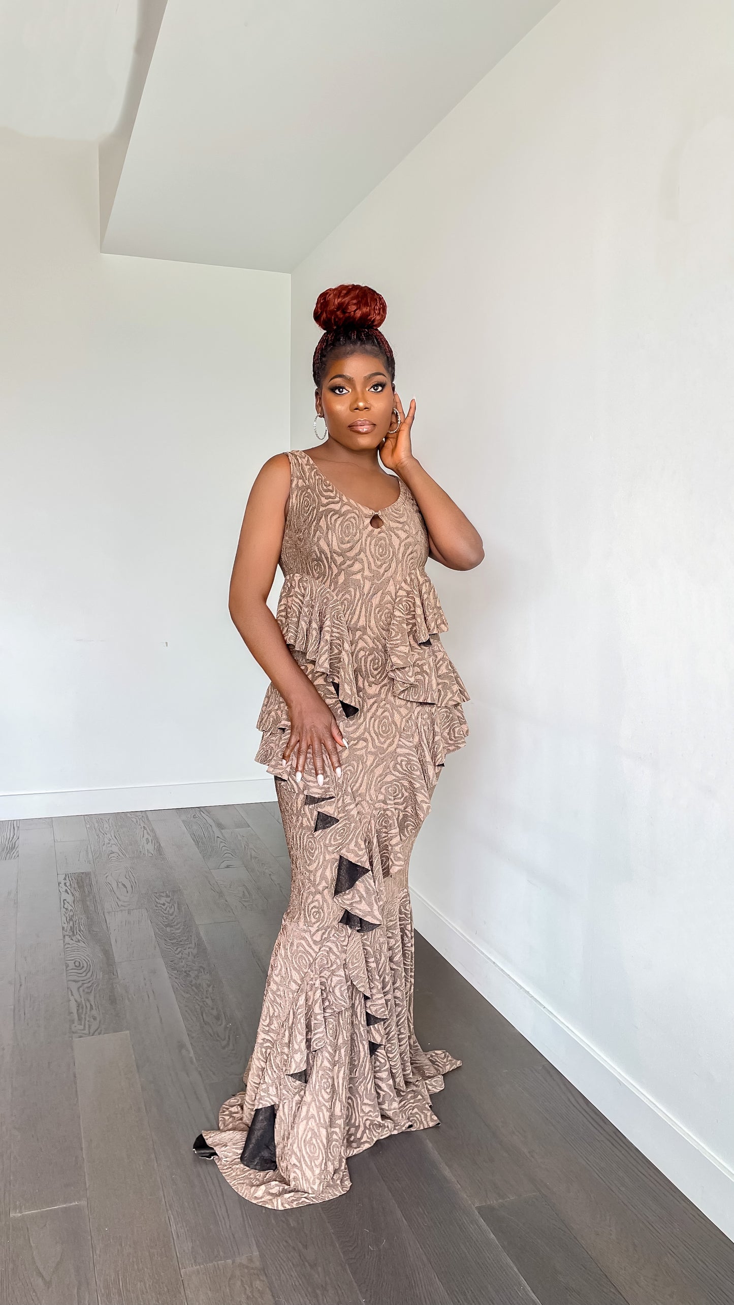 Rachel frill dress