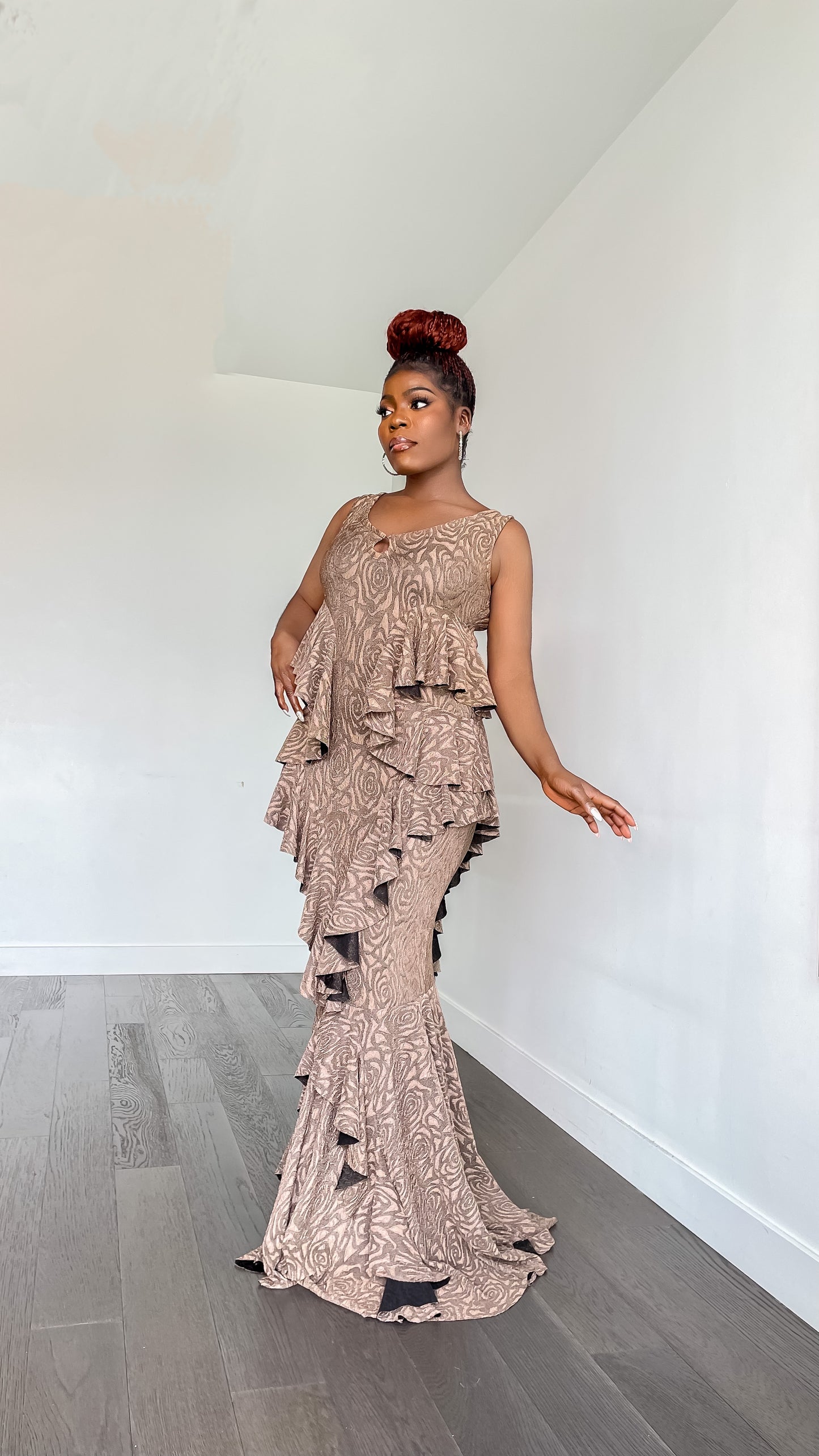 Rachel frill dress