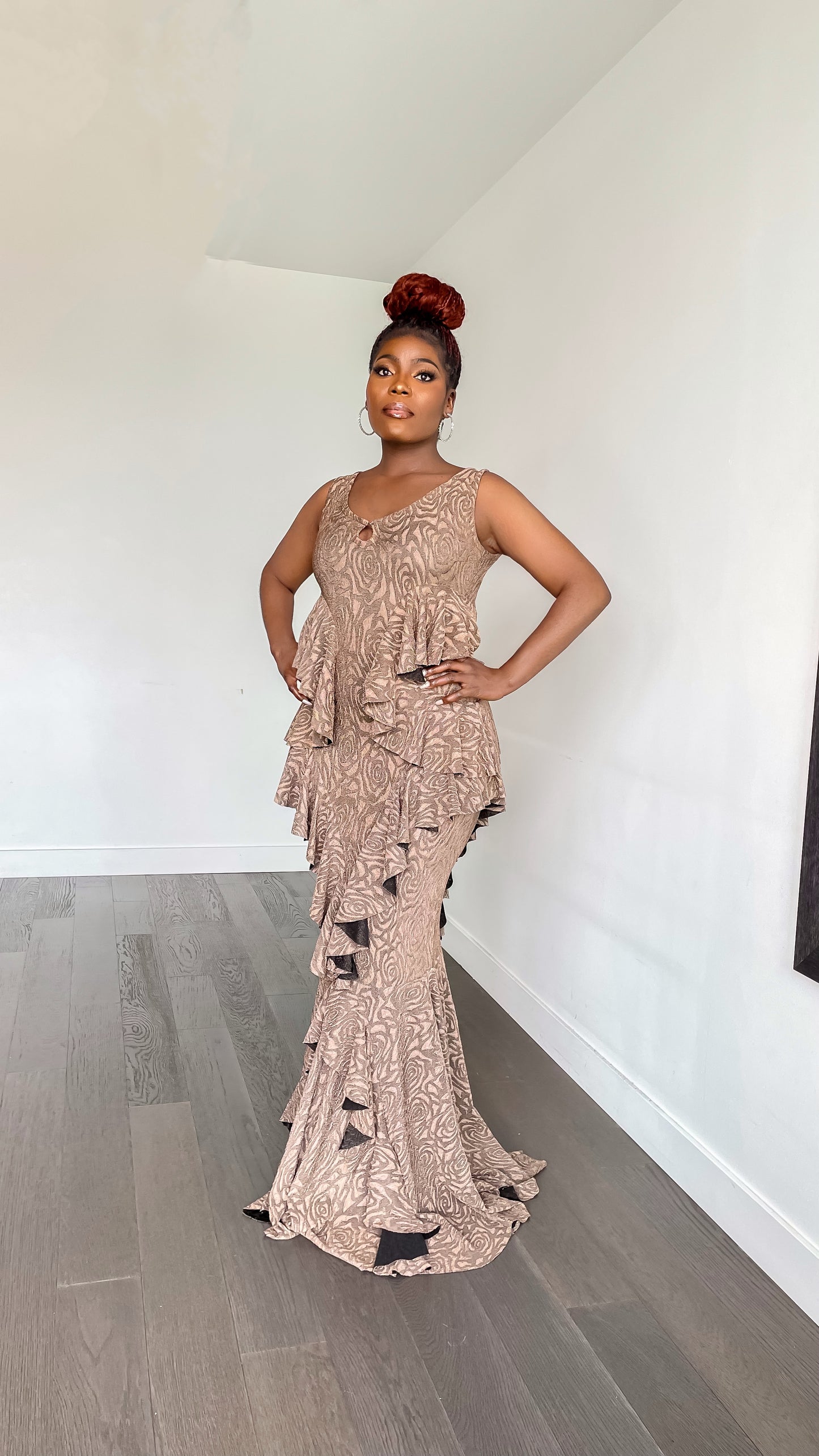 Rachel frill dress