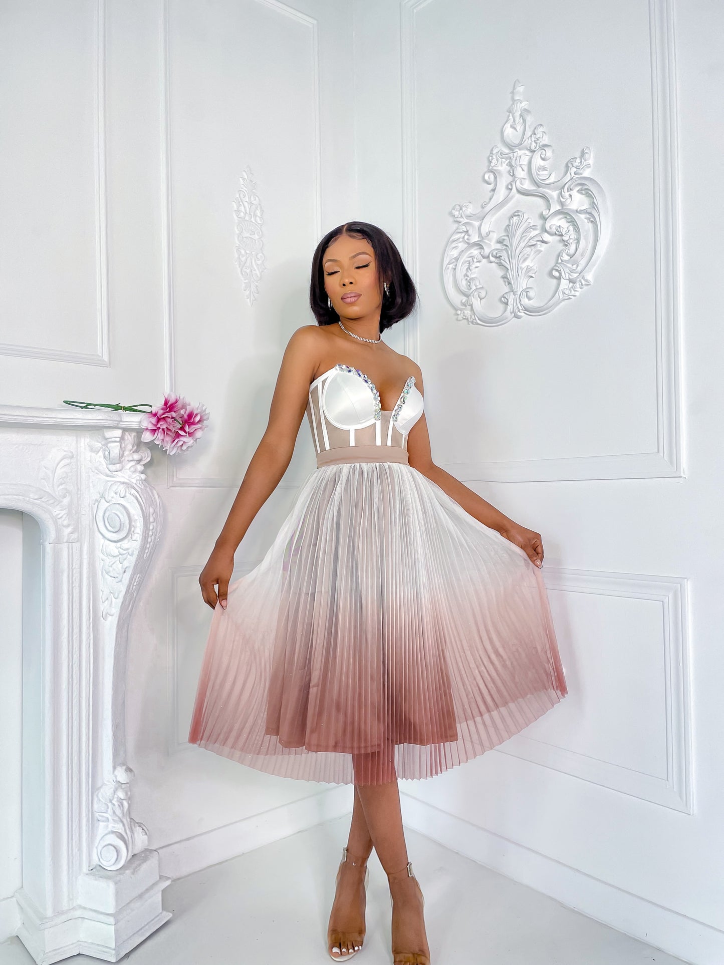 Shine Ombre Skirt