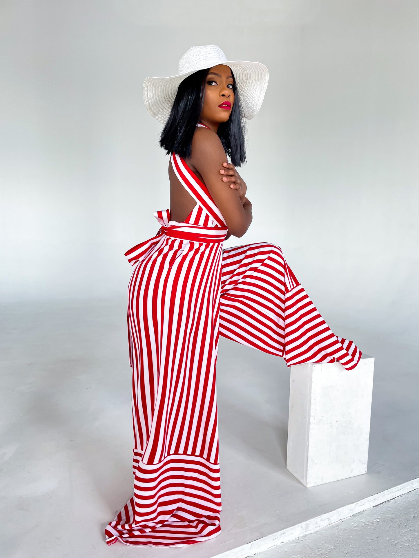 Gaga Striped Jumpsuit