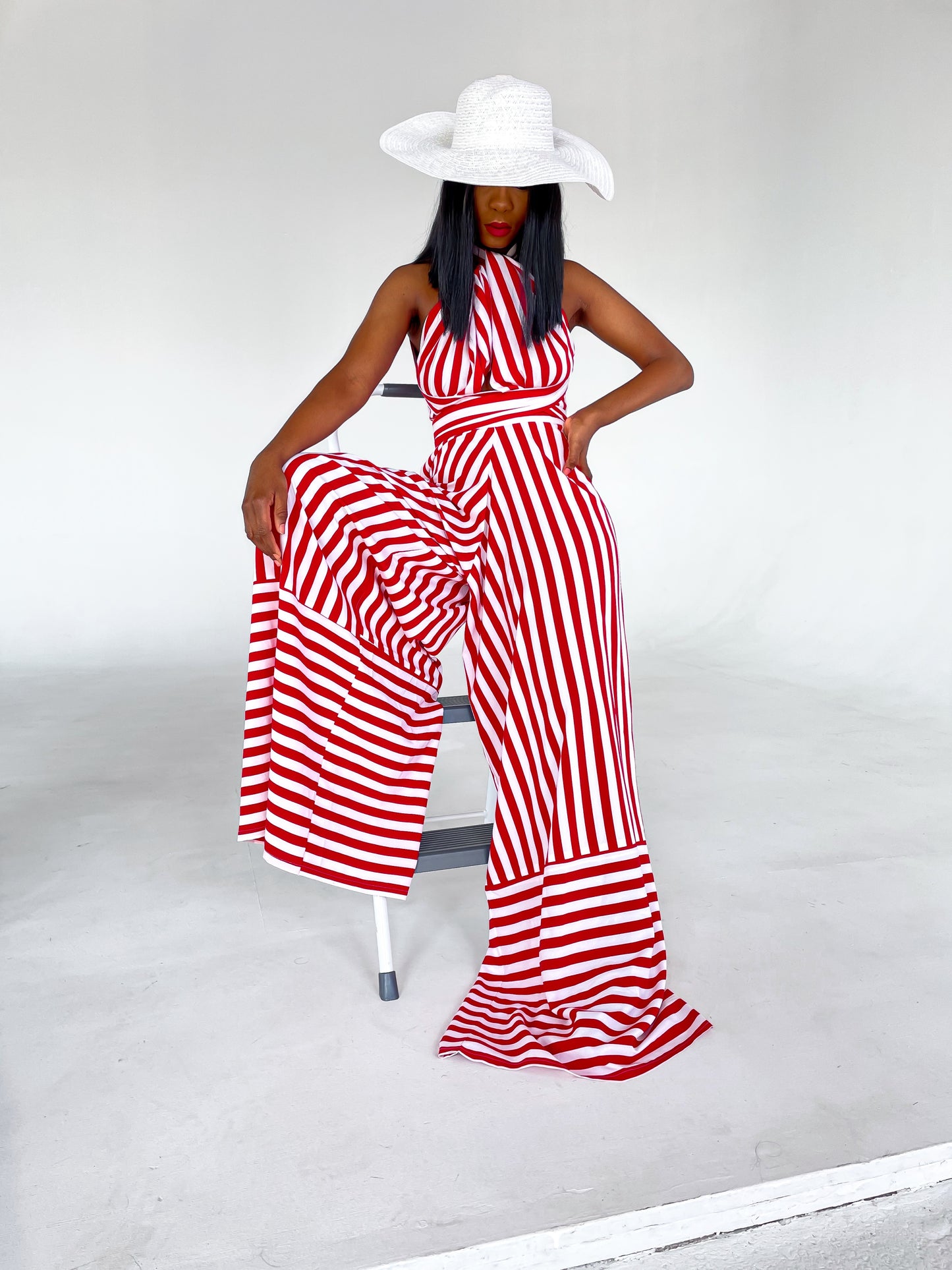 Gaga Striped Jumpsuit