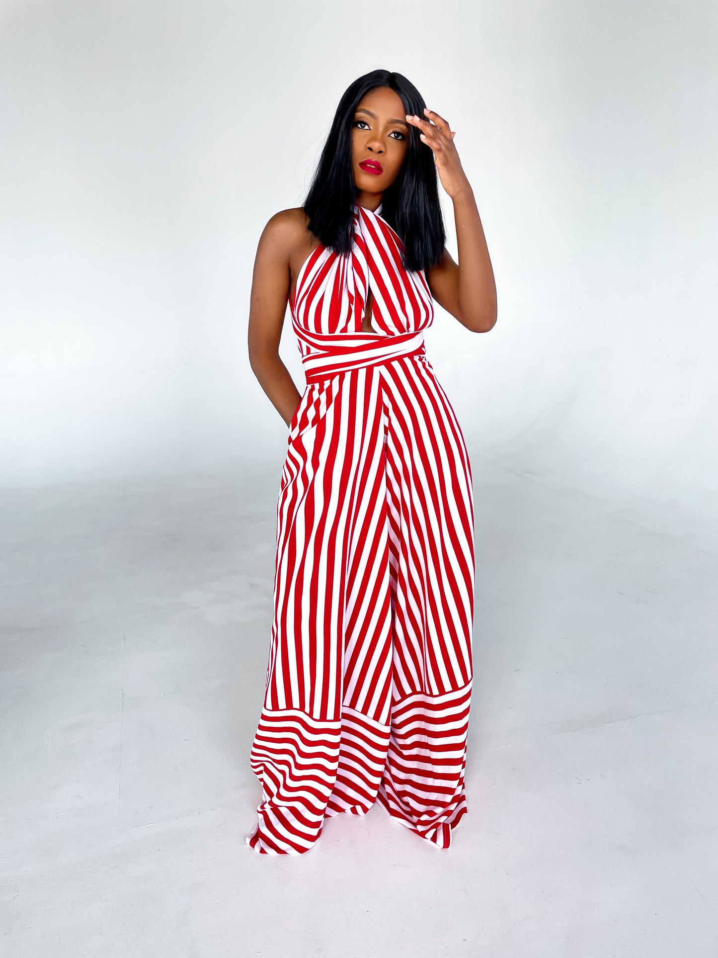 Gaga Striped Jumpsuit