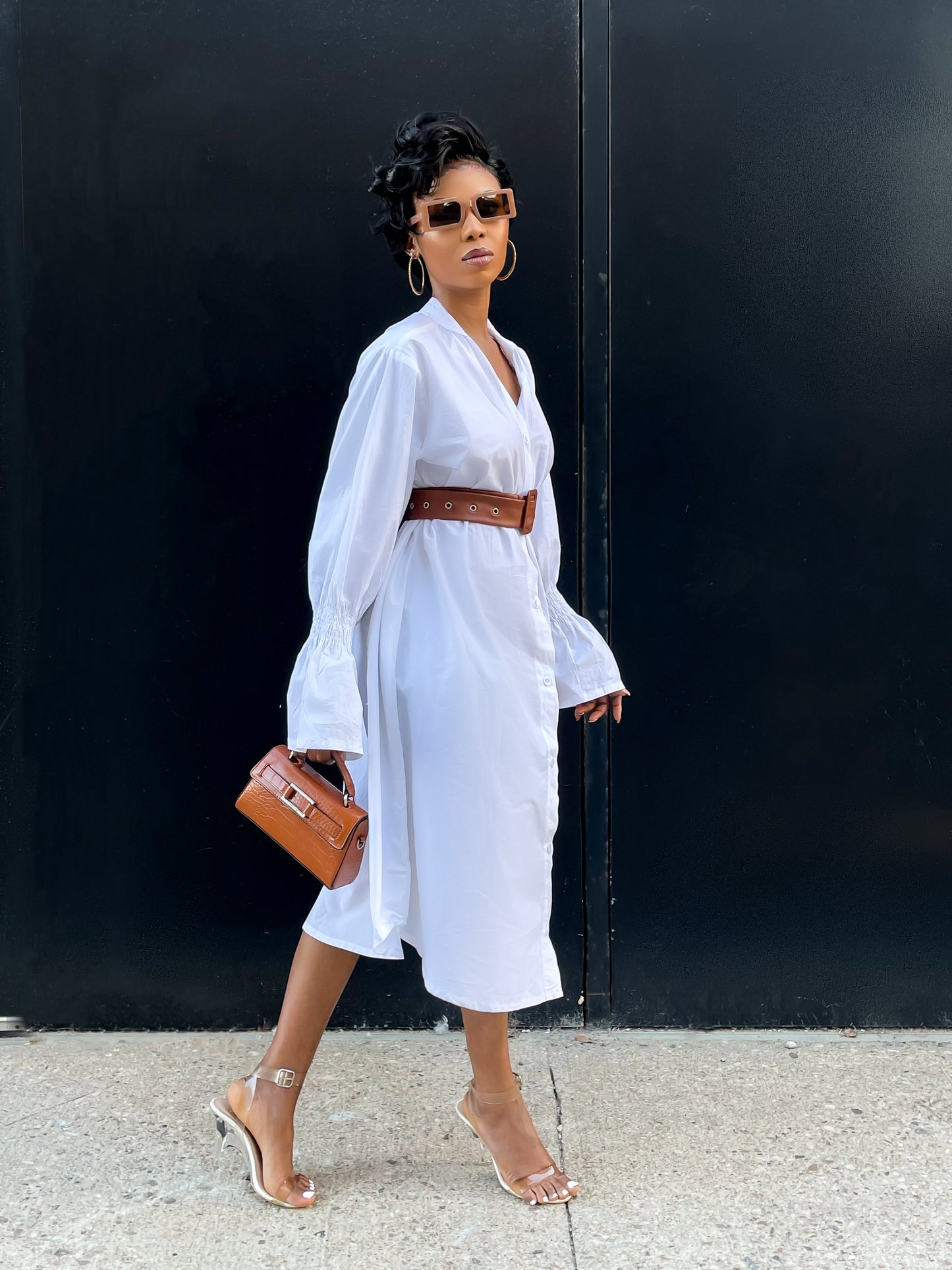Oversized Shirt Dress