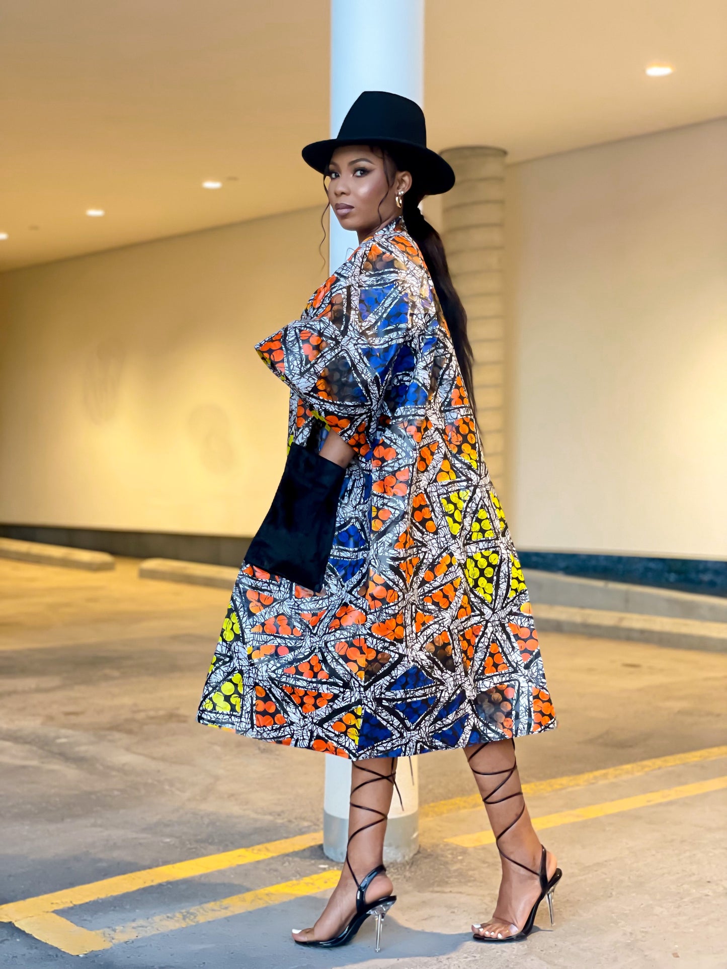 Bubble Adire kimono